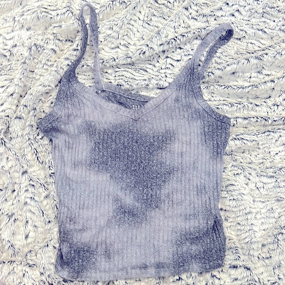 A super cute tank top. Very soft! Sized Large from American Eagle.
